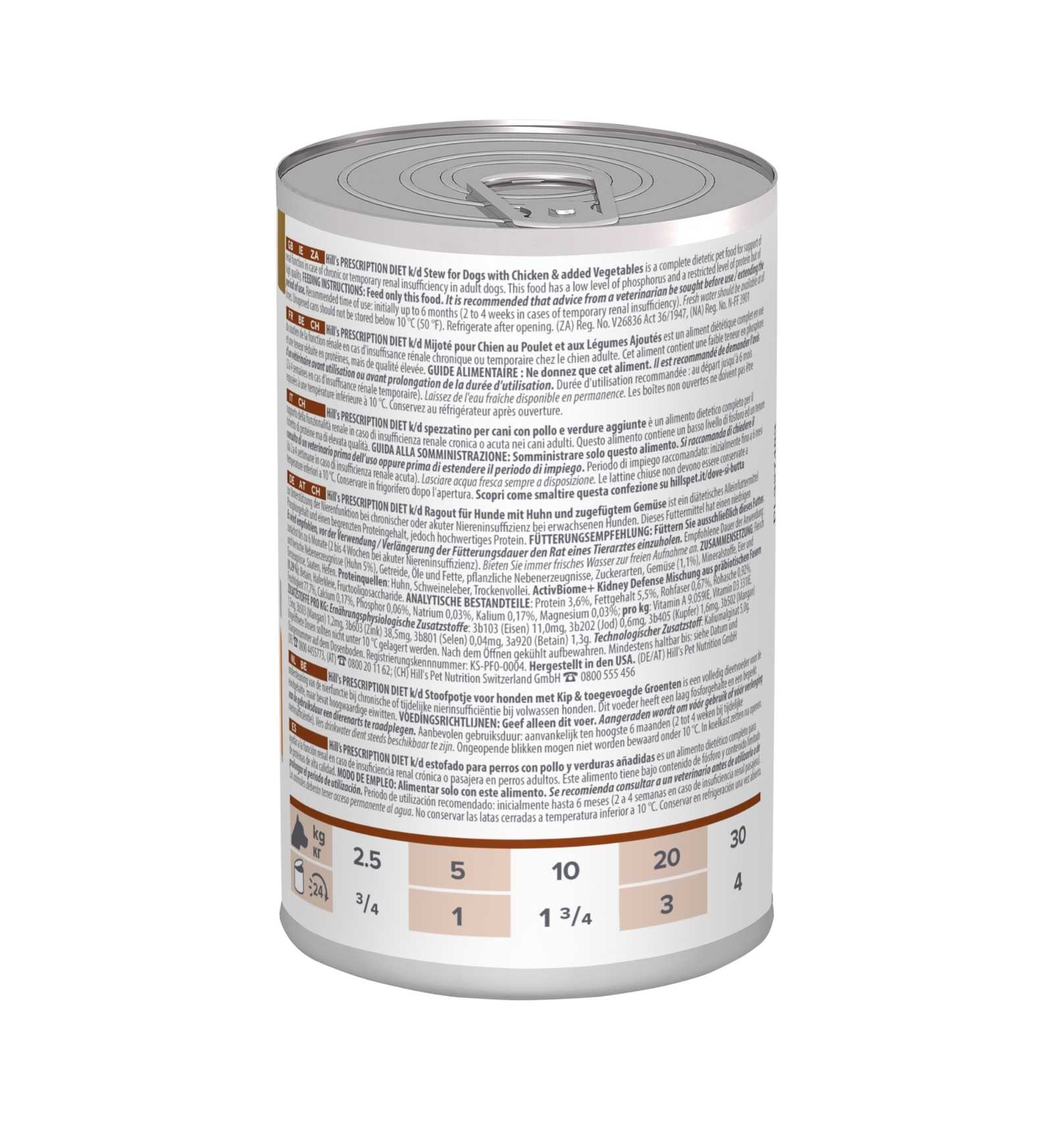 HILL'S  PRESCRIPTION DIET CANE  K/D KIDNEY CARE
