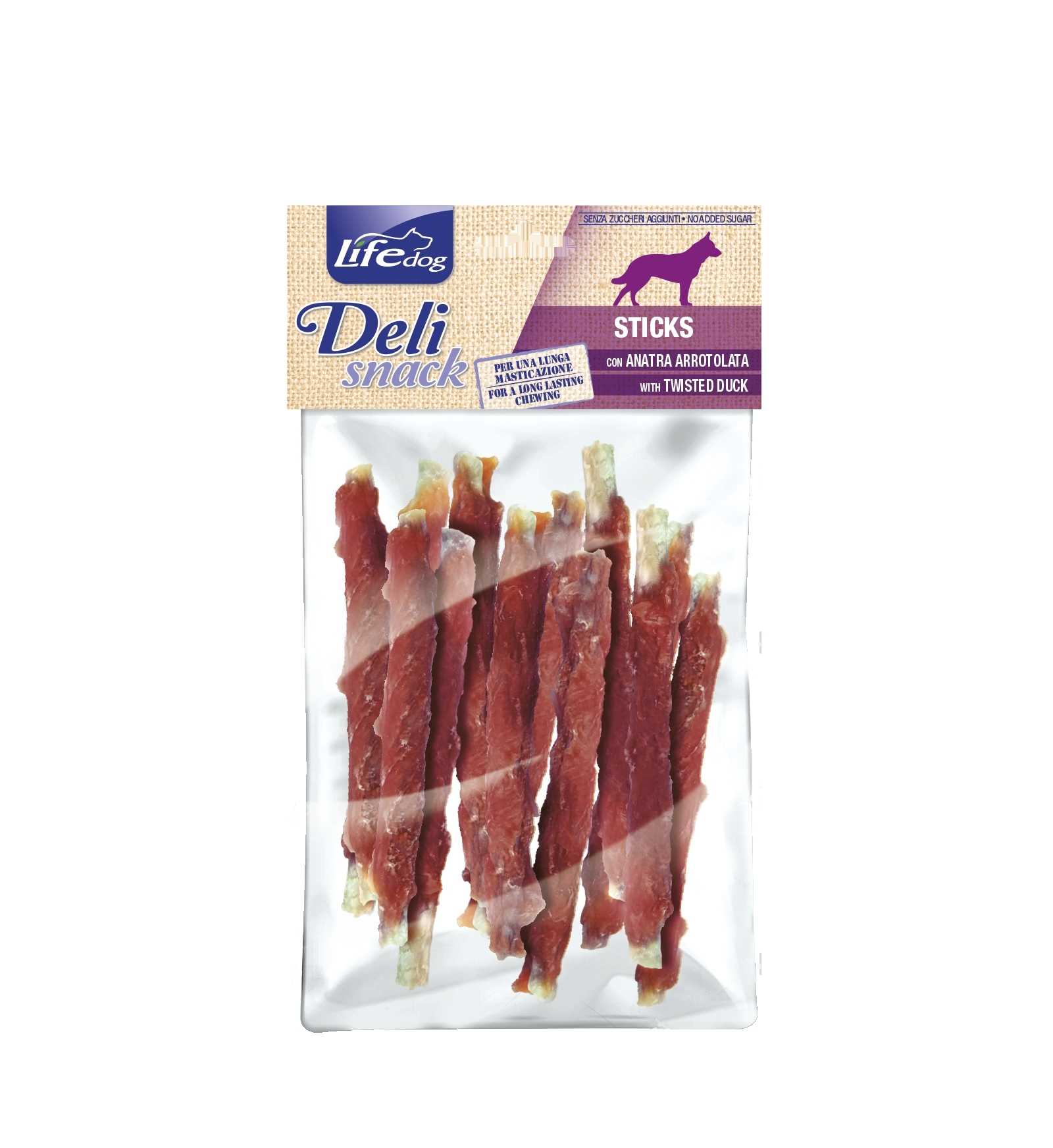 LIFEPETCARE CANE SNACK MASTICATIVI DI ANATRA