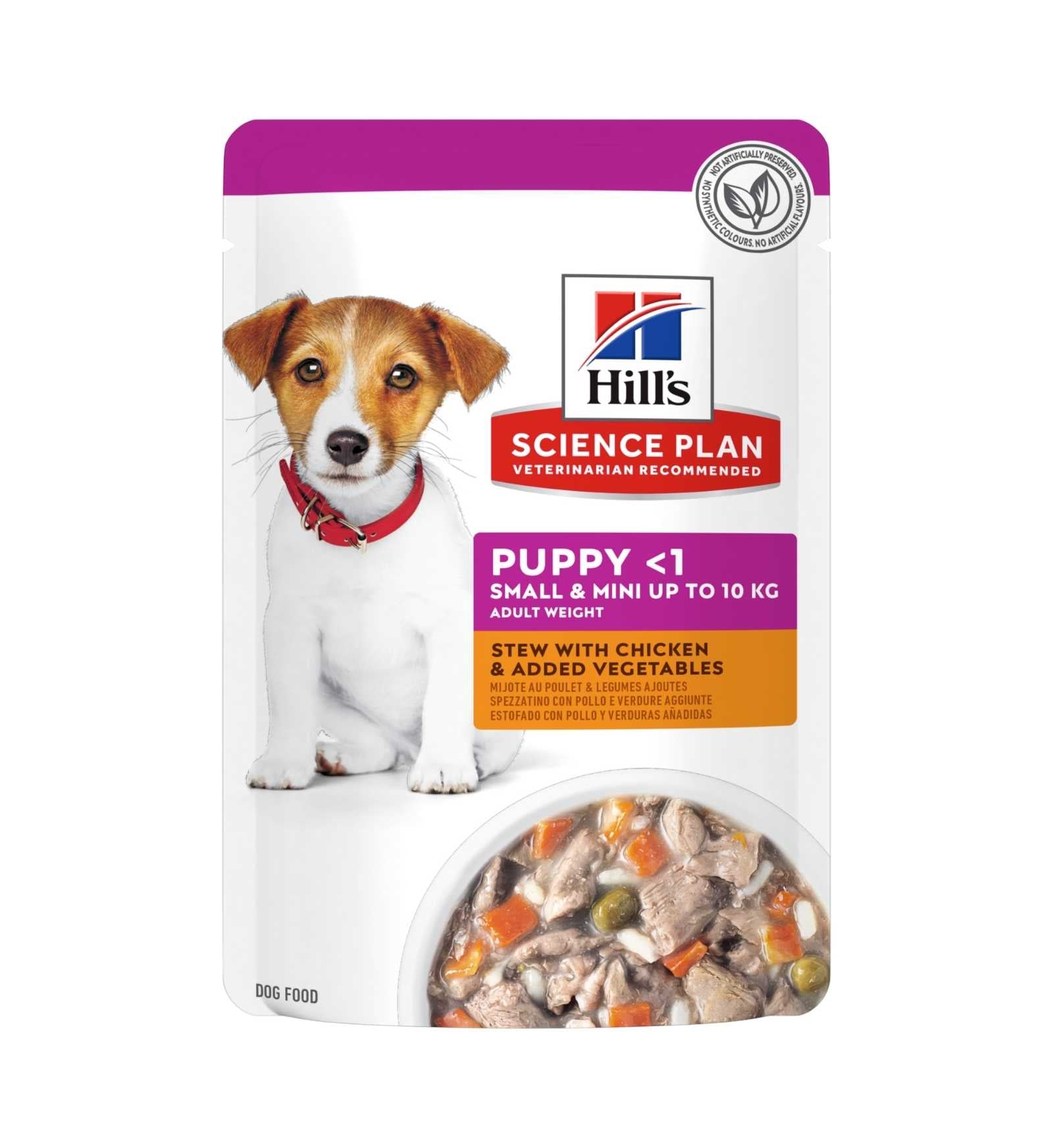 HILL'S SCIENCE PLAN CANE PUPPY MINI HEALTHY CUISINE AL POLLO DA 80 GR IN BUSTA
