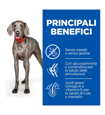 HILL'S SCIENCE PLAN CANE ADULT LARGE BREED NO GRAIN AL POLLO DA 12 KG