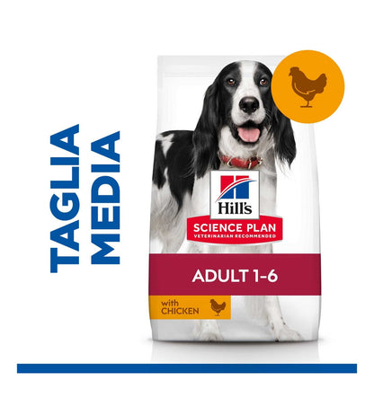 HILL'S SCIENCE PLAN CANE ADULT MEDIUM AL POLLO