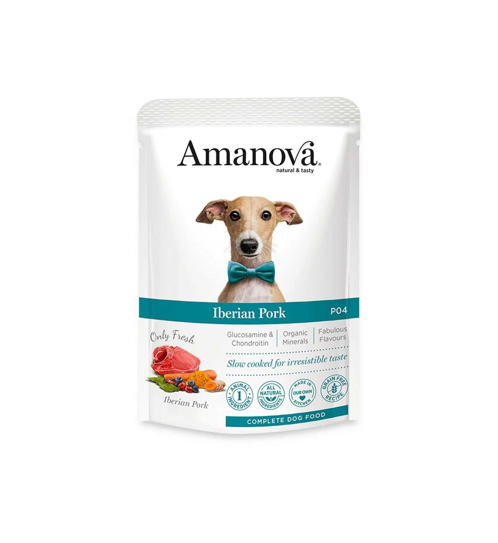 AMANOVA CANE ADULT MAIALE IBERICO P04 DA 100 G IN BUSTA