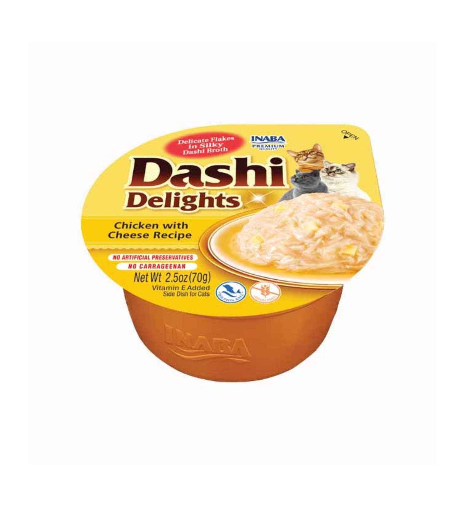 CIAO DASHI GATTO SNACK WET RICETTA POLLO CON FORMAGGIO DA 70 GR