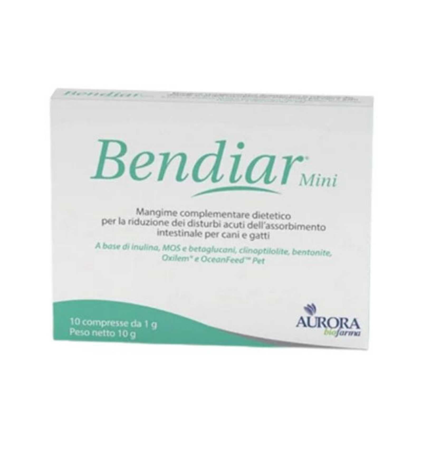 AURORA BIOFARMA CANE E GATTO BENDIAR MINI 10 COMPRESSE