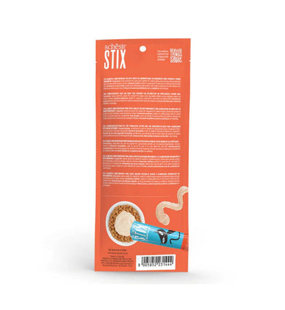 SCHESIR GATTO SNACK STIX MOUSSE SALMONE 15 GR x 6 PEZZI IN BUSTA