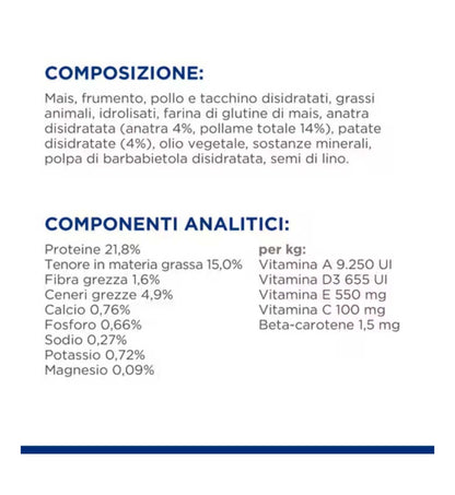 HILL'S SCIENCE PLAN CANE ADULT MEDIUM ANATRA E PATATE DA 12 KG