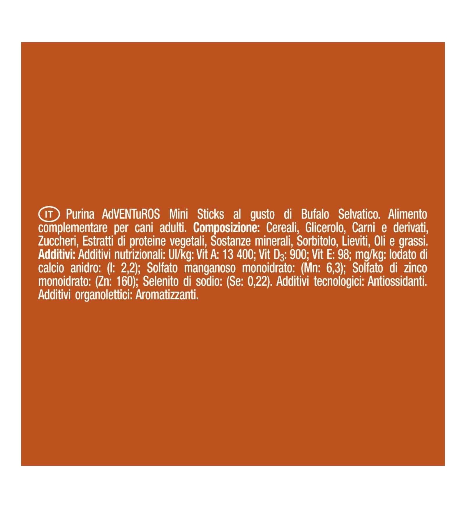 PURINA ADVENTUROS SNACK CANE STRIPS AL CERVO