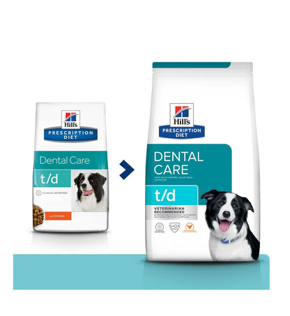 HILL'S PRESCRIPTION DIET CANE T/D AL POLLO DA 4 KG