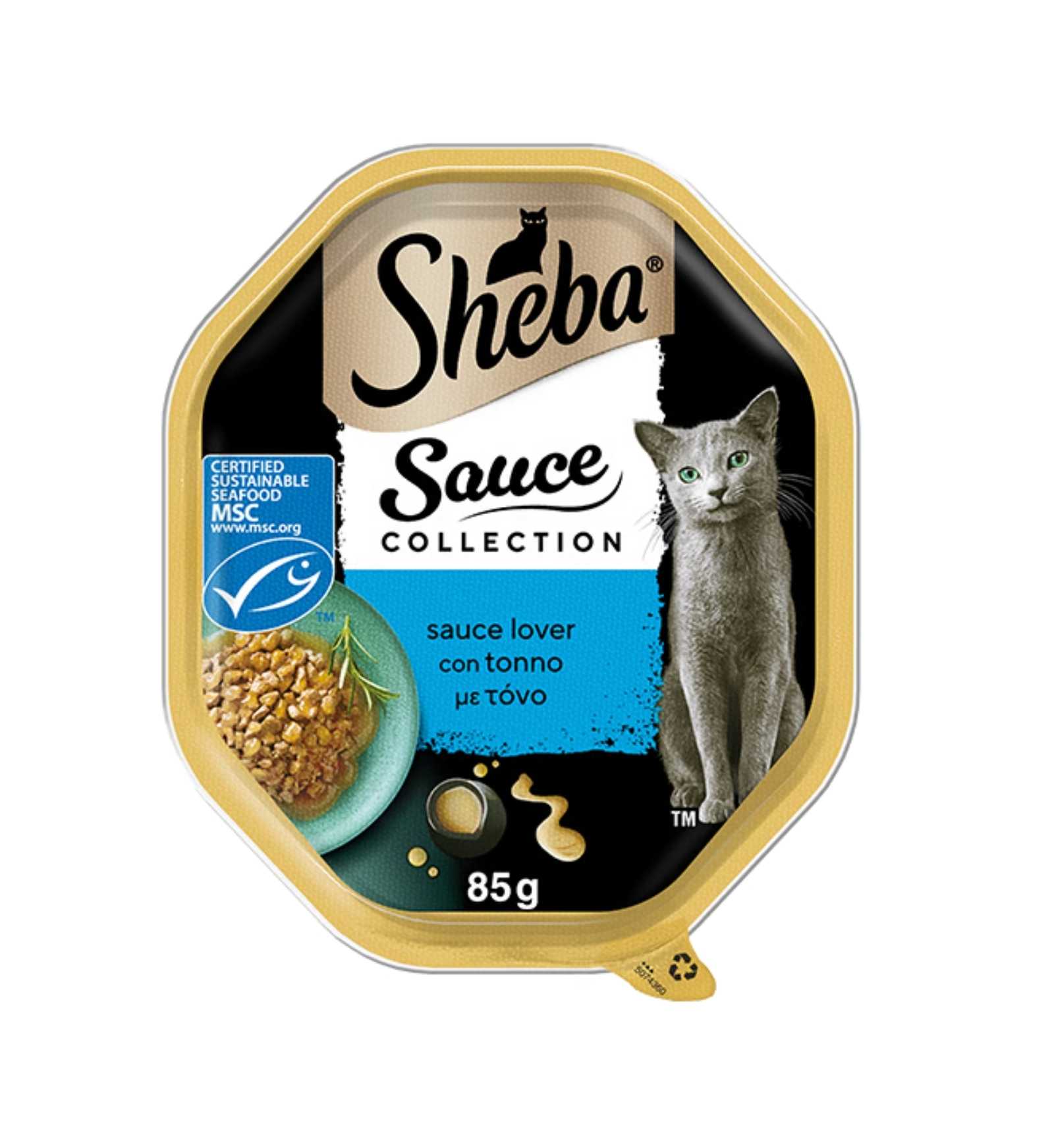 MARS SHEBA GATTO SAUCE LOVERS IN SALSA CON TONNO  DA 85 GR