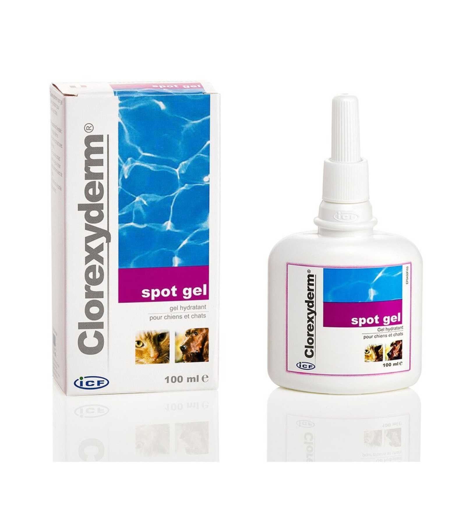 ICF CANE E GATTO CLOREXYDERM SPOT GEL DISINFETTANTE DA 100 ML