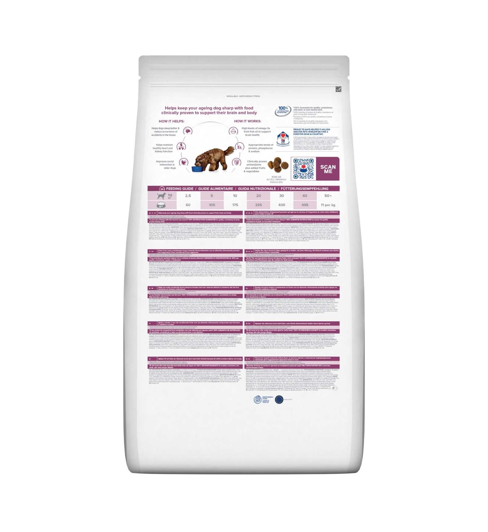 HILL'S  PRESCRIPTION DIET CANE  B/D AGEING AND ALERTNESS CARE POLLO DA 3 KG