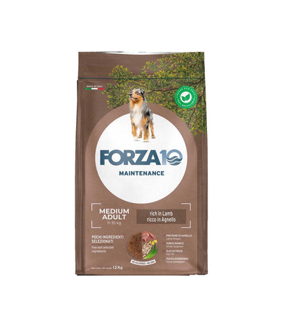 FORZA 10 CANE ADULT MEDIUM MAINTENANCE AGNELLO E RISO DA 12 KG