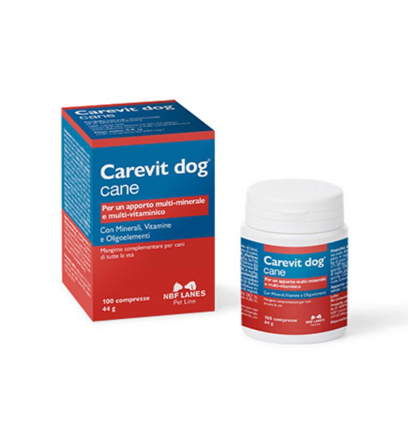NBF LANES CANE CAREVIT DA 100 COMPRESSE APPETIBILI