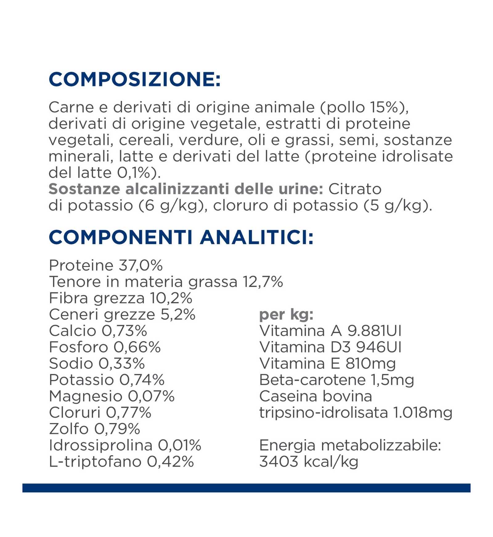 HILL'S PRESCRIPTION DIET GATTO C/D URINARY STRESS +  METABOLIC CON POLLO
