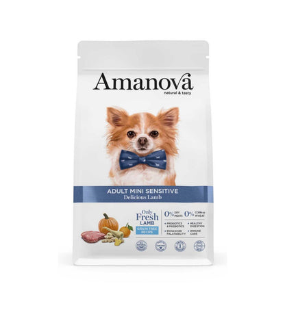 AMANOVA CANE ADULT MINI SENSITIVE DELICIOUS AGNELLO DA 2 KG