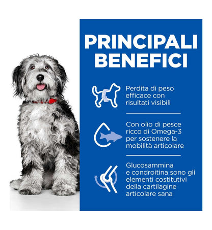 HILL'S SCIENCE PLAN CANE ADULT MEDIUM PERFECT WEIGHT MOBILITY DA 2,5 KG