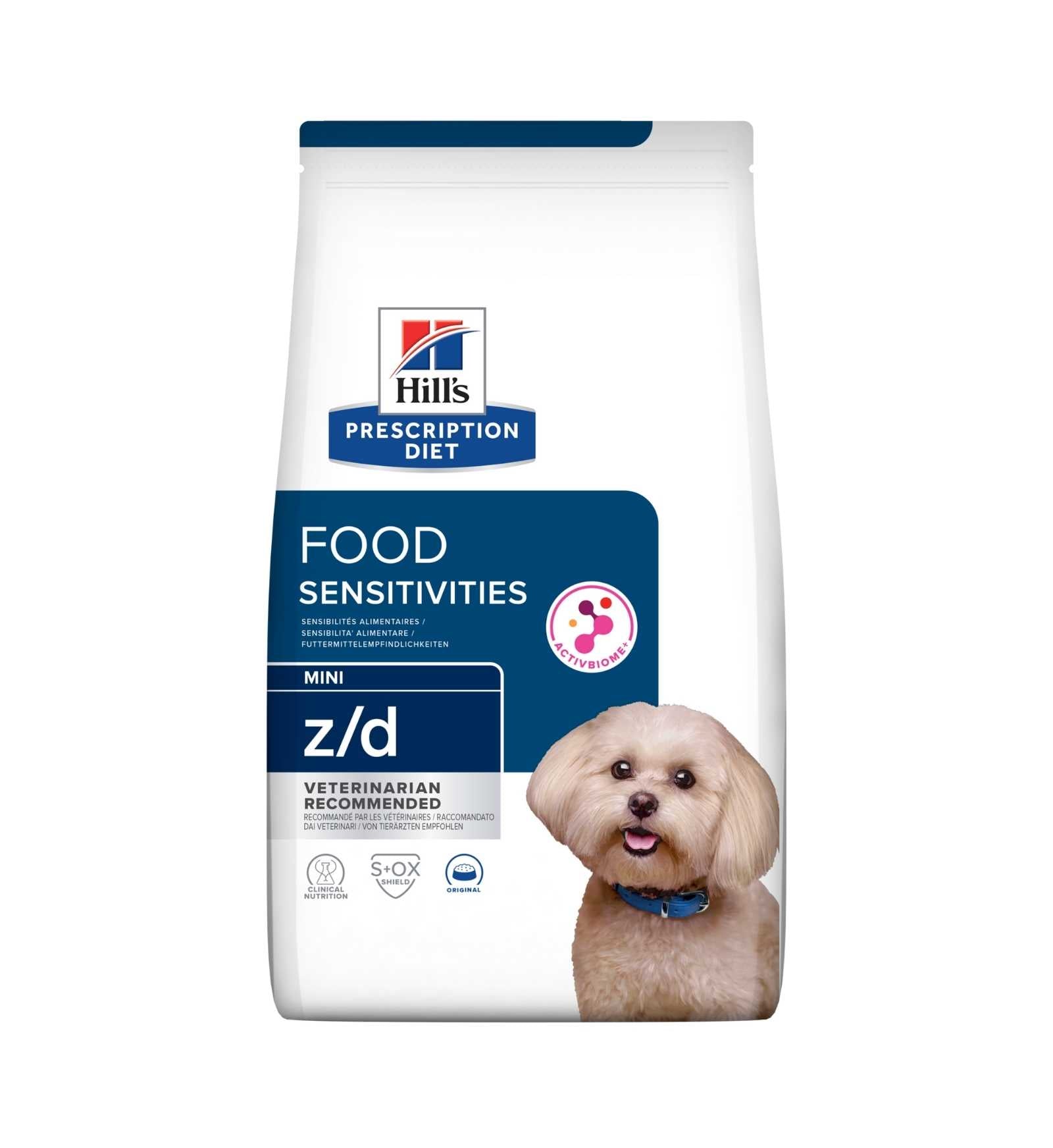 HILL'S PRESCRIPTION DIET CANE Z/D MINI FOOD SENSITIVITIES ADULT ORIGINAL