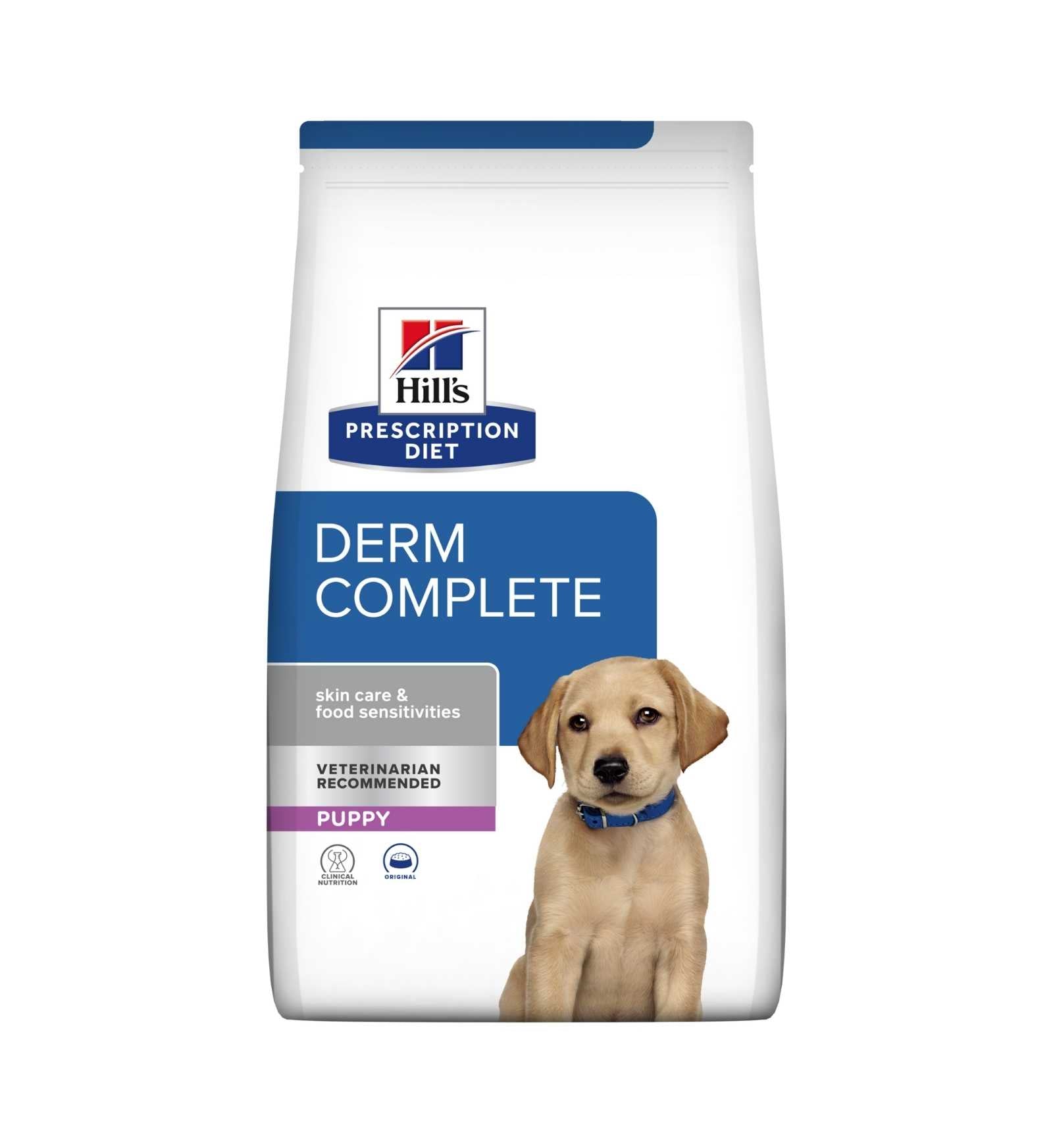 HILL'S  PRESCRIPTION DIET CANE  DERM COMPLETE SKIN CARE & FOOD SENSITIVITIES PUPPY